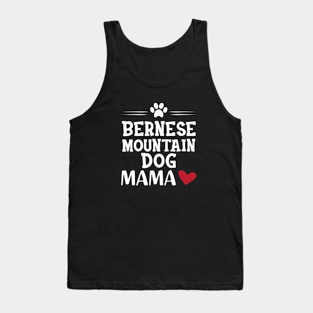 Bernes mountain dog mama Tank Top by KC Happy Shop